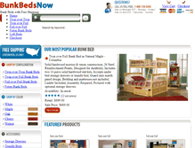 Tablet Screenshot of bunkbedsnow.com
